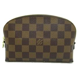 Louis Vuitton-Bolsa Vanity Pochette Cosmética PM em Lona Louis Vuitton N47516 em Ótimas Condições-Outro