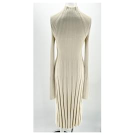 Autre Marque-LVIR  Dresses T.International S Polyester-Cream