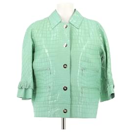 Marc Jacobs-MARC JACOBS Giacche T.US 6 Leather-Verde