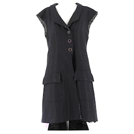 Chanel-CHANEL Vestes T.fr 42 Wool-Noir