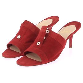 CHRISTIAN LOUBOUTIN  Mules & clogs T.eu 41 Suede Red