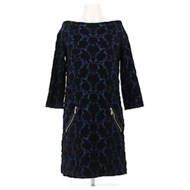 Louis Vuitton-LOUIS VUITTON  Dresses T.International S Wool-Blue
