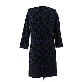 Louis Vuitton-LOUIS VUITTON Robes T.International S Laine-Bleu