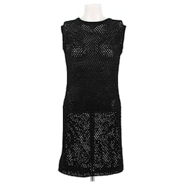 Chanel-CHANEL Vestidos T.fr 40 Algodón-Negro