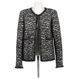 Chanel-CHANEL Giacche T.fr 42 WOOL-Nero