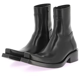 Balenciaga-BALENCIAGA Stiefel T.EU 40 Leder-Schwarz