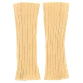 Autre Marque-NON SIGNE / UNSIGNED  Gloves T.International S Cashmere-Yellow