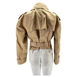 Apc-APC Coats T.fr 34 Baumwolle-Beige