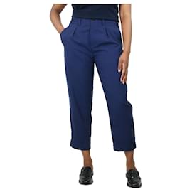 Marni-Pantaloni con tasche elasticizzate blu scuro - taglia UK 10-Blu