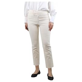 Alberto Biani-Camisa blanca de algodón con botones - talla UK 12-Blanco