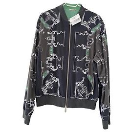 Hermès reversible bomber jacket Blue