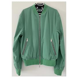 Hermès-Hermès reversible bomber jacket-Blue