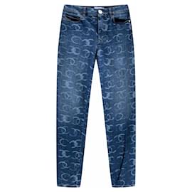 Chanel-Nuovi jeans con logo iconico del 2023-Blu