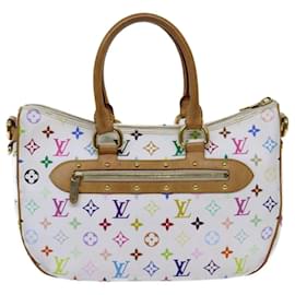Louis Vuitton-Mehrfarbige Rita-Handtasche mit Monogramm von LOUIS VUITTON 2Weise Weiß M40125 LV Auth 71601-Weiß