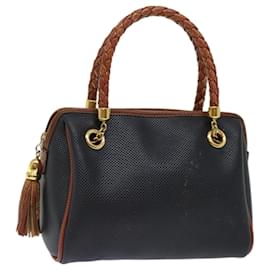 Autre Marque-BOTTEGA VENETA Borsa a mano PVC Navy Aut 71436-Blu navy