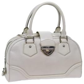 Louis Vuitton-LOUIS VUITTON Epi Boring Montaigne GM Hand Bag White Yvoire M5931J Auth bs13627-White,Other