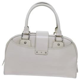 Louis Vuitton-LOUIS VUITTON Epi Boring Montaigne GM Hand Bag White Yvoire M5931J Auth bs13627-White,Other