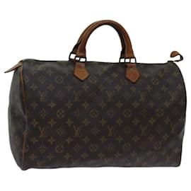 Louis Vuitton-Louis Vuitton Monogram Speedy 40 Hand Bag M41522 LV Auth 71106-Monogram