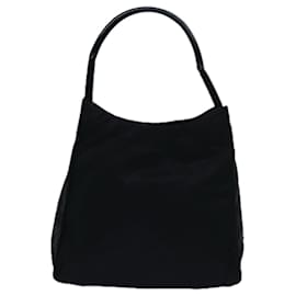 Prada-PRADA Shoulder Bag Nylon Black Auth 71353-Black
