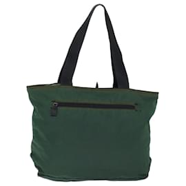 Prada-PRADA Tote Bag Nylon Green Auth 71298-Green