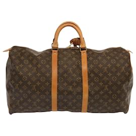 Louis Vuitton-Louis Vuitton-Monogramm Keepall 55 Boston Bag M.41424 LV Auth 71268-Monogramm