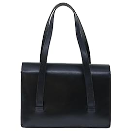 Christian Dior-Christian Dior Hand Bag Leather Navy Auth ar11713-Navy blue