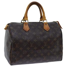 Louis Vuitton-Louis Vuitton Monogram Speedy 30 Hand Bag M41526 LV Auth 70964-Monogram