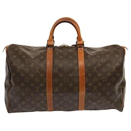 Louis Vuitton-Louis Vuitton-Monogramm Keepall 50 Boston Bag M.41426 LV Auth 71267-Monogramm
