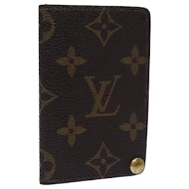 Louis Vuitton-LOUIS VUITTON Monogram Porte Cartes Credit Pression Case M60937 LV Auth ar11758-Monogramma
