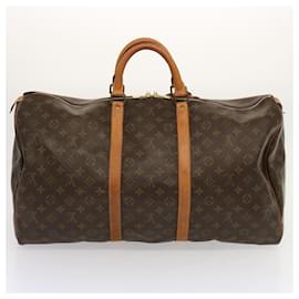 Louis Vuitton-Louis Vuitton-Monogramm Keepall 55 Boston Bag M.41424 LV Auth 70992-Monogramm