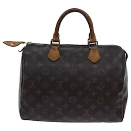 Louis Vuitton-Louis Vuitton Monogram Speedy 30 Hand Bag M41526 LV Auth 71383-Monogram