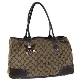 Borsa tote GUCCI GG Canvas Web Sherry Line Beige Rosso Verde 163805 auth 71522 Rosso Beige Verde