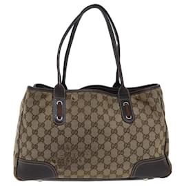 Gucci-Borsa tote GUCCI GG Canvas Web Sherry Line Beige Rosso Verde 163805 auth 71522-Rosso,Beige,Verde