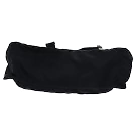 Prada-PRADA Body Bag Nylon Black Auth yk11834-Black