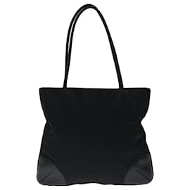 Prada-PRADA Tote Bag Nylon Black Auth fm3365-Black