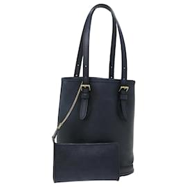 Louis Vuitton-LOUIS VUITTON Epi Bucket PM Shoulder Bag Black M58992 LV Auth 70952-Black