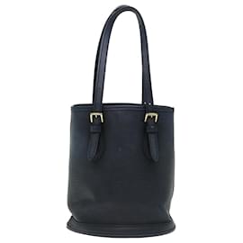 Louis Vuitton-LOUIS VUITTON Epi Bucket PM Shoulder Bag Black M58992 LV Auth 70952-Black