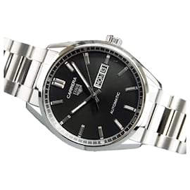 Tag Heuer-TAG HEUER Carrera DAY DATE WBN2010.BA0640 Genuine goods Mens-Silvery