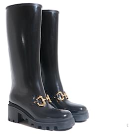 Gucci-GUCCI  Boots T.eu 36 leather-Black