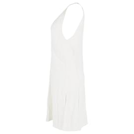 Reformation-Vestido Reformation com decote em V e costas baixas sem mangas em algodão esbranquiçado-Branco,Cru