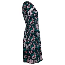 Marni-Vestido Marni Floral Shift em Algodão Verde-Outro