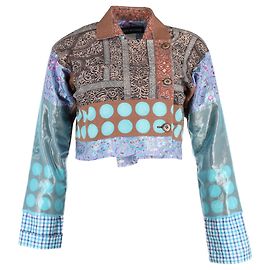 Chaqueta Boxy Issey Miyake de algodón multicolor Otro Impresión de pitón