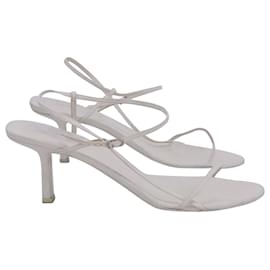 The row-The Row Bare Sandals in White Leather-White