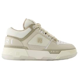Amiri-MA-1 Sneakers - Amiri - Leather - Beige-Brown,Beige