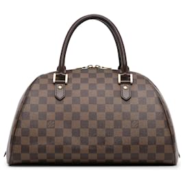 Louis Vuitton-Louis Vuitton Brown Damier Ebene Ribera MM-Braun