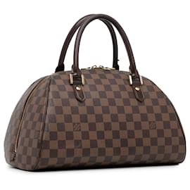 Louis Vuitton-Louis Vuitton Brown Damier Ebene Ribera MM-Brown