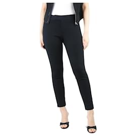Jil Sander-Black slim-leg trousers - size UK 14-Black