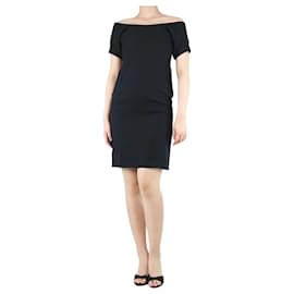 Jil Sander-Vestido preto com decote largo - tamanho UK 8-Preto