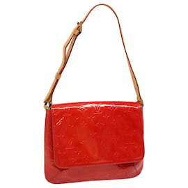 Louis Vuitton-LOUIS VUITTON Monogram Vernis Thompson Street Bag Red M91094 LV Auth 71222-Red