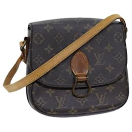 Louis Vuitton-LOUIS VUITTON Monogram Saint Cloud MM Shoulder Bag M51243 LV Auth 70747-Monogram